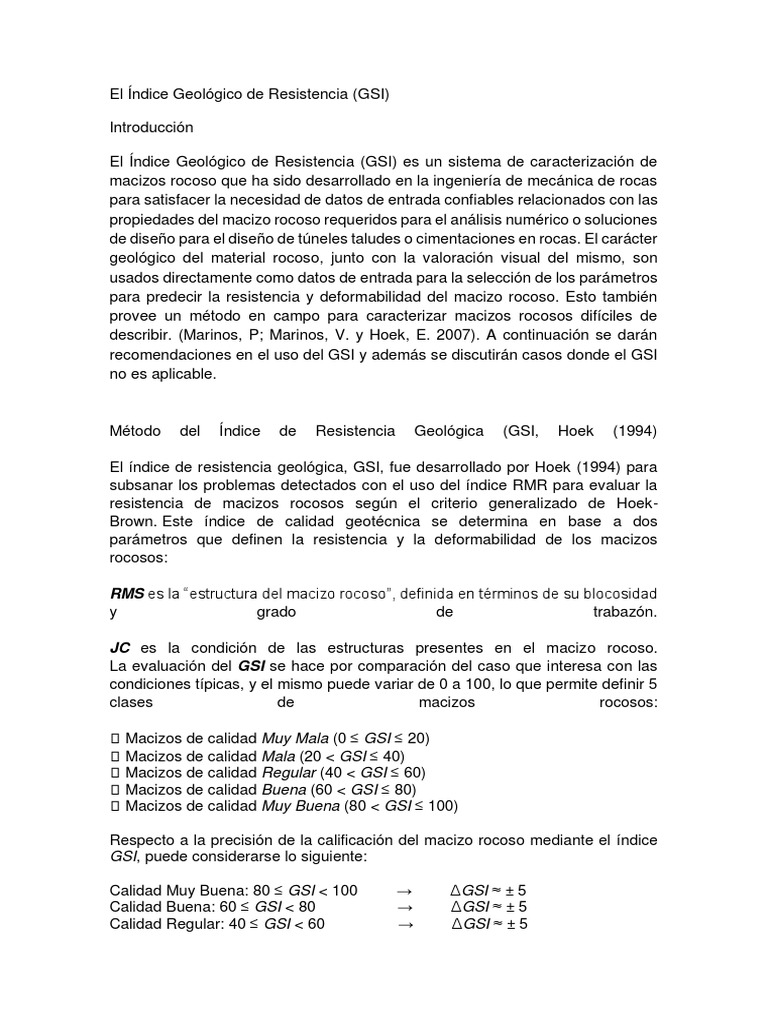 Aplicaciones Del GSI | PDF | Roca (geología) | Aluminio
