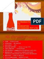 Presentation On Coca Cola Industry in India