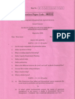 June 2012 Mba Ii Sem Question Papers PDF