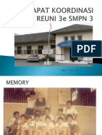 Rapat Koordinasi REUNI SMP3 ANG 88