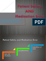 MFRS Patient Safety and Medication Error