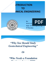 TO Geotechnical Engineering: By: Prof. N. K. Samadhiya Dept. of Civil Engineering IIT Roorkee