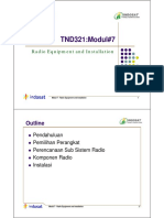 (h) Modul#7 TND321 RadioEquipment&Installation