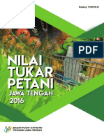 Nilai Tukar Petani Jawa Tengah 2016