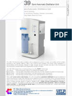 Semi Automatic Distillation Unit UDK139 Velp [PDF]