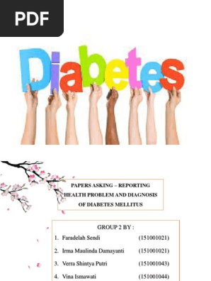 Diabetis Melitus Diabetes Mellitus Type 2 Diabetes Mellitus Type 1