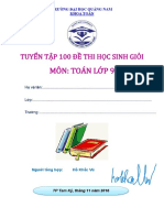 Tuyển tập 100 đề thi học sinh giỏi môn Toán 9 - Hồ Khắc Vũ PDF