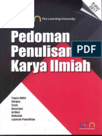 Pedoman Penulisan Karya Ilmiah 2017 (PPKI UM)