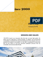 PAMPAS Company Profile Since 2000