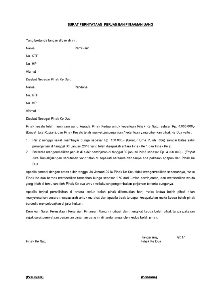 Surat Bayaran Penuh Pinjaman
