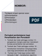 Operasi Nombor Asas dan Model Matematiknya