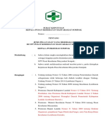 Surat Keputusan Kepala Pusat Kesehatan Masyarakat Sompak