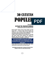 30 Catatan Populer