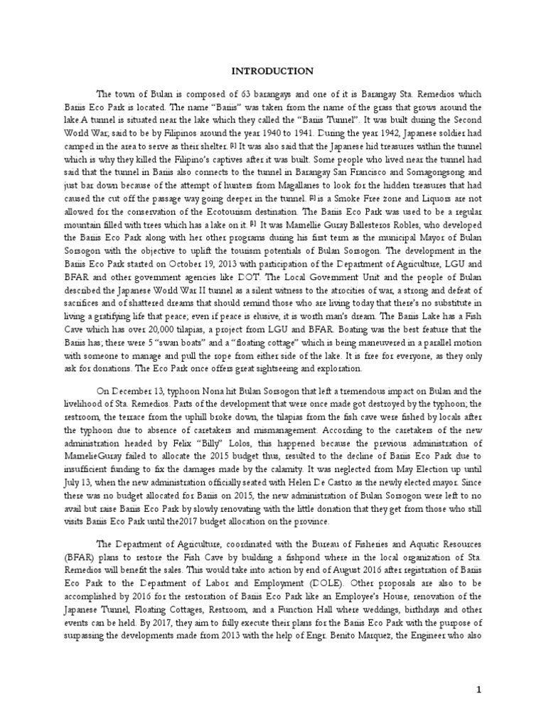 Sample Thesis in IMRAD Format | PDF | Survey Methodology | Tourism
