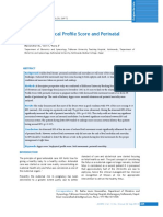 Fetal Biophysical Profile Score and Perinatal Outcome: Background