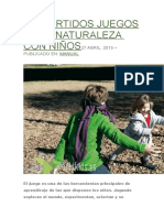 5 Divertidos Juegos en La Naturaleza Con Niños27 Abril