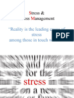 Stress & Its Management
