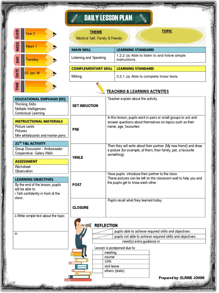 Lesson 1 | PDF | Lesson Plan | Applied Psychology