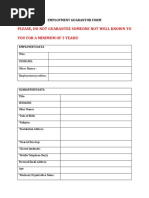 Guarantor Letter Template and Guidelines | PDF | Common Law | Government