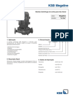 Manual técnico para bomba centrífuga KSB Megaline