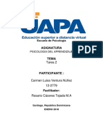 Psicologia Del Aprendizaje Tarea 2