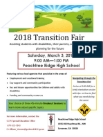 Transition Fair 2018 Flyer