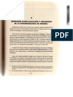 Heidegger, radicalización y abandono de la fenomenología de Husserl.pdf