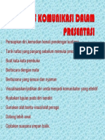 Tips Komunikasi Dalam Presentasi