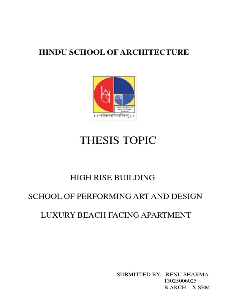 thesis for housing topics