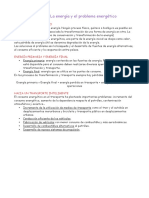 TEMA 9: La Energía y El Problema Energético