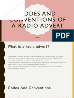 Codes and Con of a Radio Ad - SIM G4