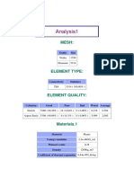 Analysis of 1790 Node 5314 Element Mesh