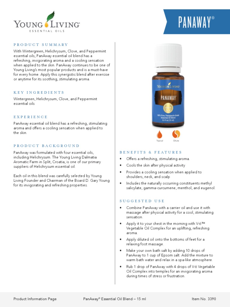 Pip Panaway Pdf Clove Essential Oil