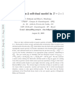 A new spin 2 self dual model in D=2+1 - Dalmazi, Mendonça