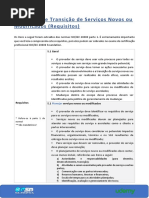 5.Desenho e Transi o de Servi Os Novos Ou Modificados Requisitos