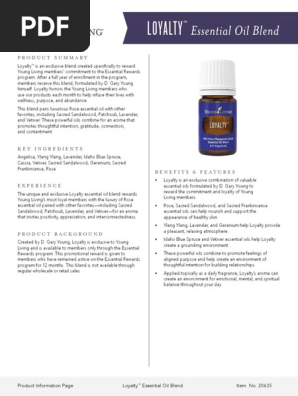 Loyalty young living discount