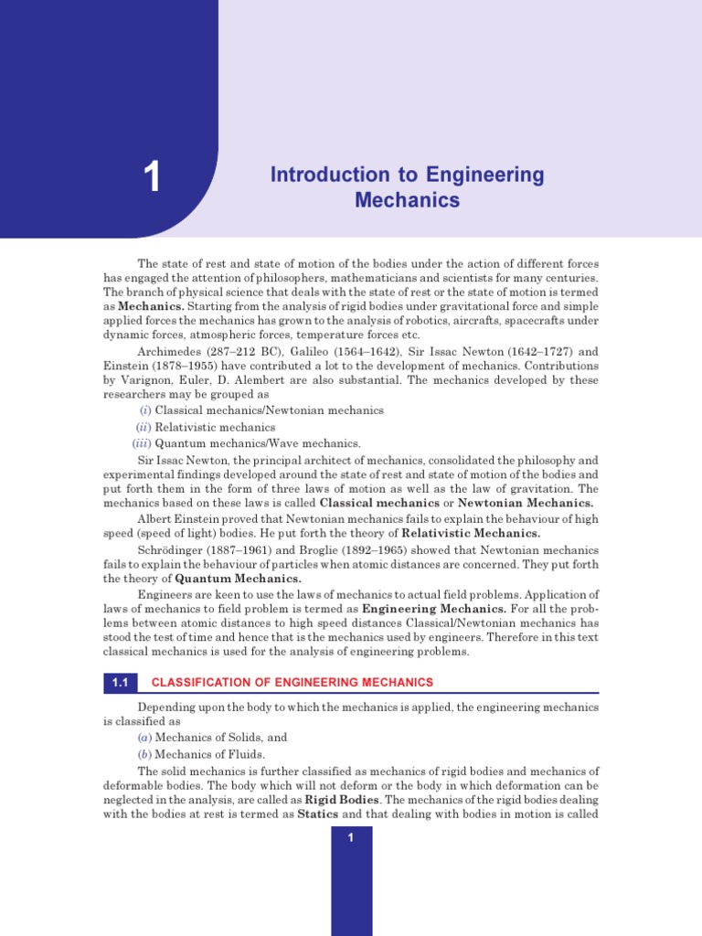 Bhavikatti Engineering Mechanics Sample | Download Free PDF | Mechanics ...