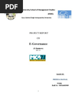 Download Project Report e Governance by prernabansal SN36928596 doc pdf