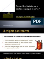 Cc3b3mo Hizo Moisc3a9s para Contar Su Propia Muerte PDF