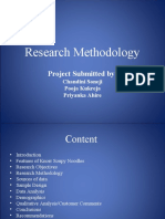 Research Methodology: Project Submitted by