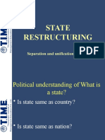 State Restructuring: Separation and Unification of States