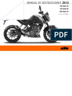 KTM DUKE 125 - 2012 - 12 - 3211800 - Es - OM PDF