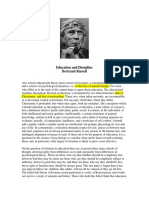 Bertrand Russell - Education.and.Discipline