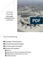 Terminal Planning: Passenger Characteristics and Flows