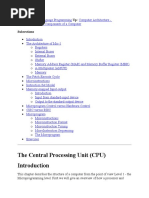 The Central Processing Unit (CPU) : Next