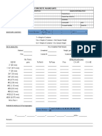 Ws5015 Sieve Analysis For Concrete Aggregate: W D D T