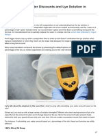 Understanding Water Discounts and Lye Solution in Soapmaking