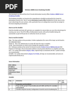 Server Hardening Checklist Win 2008r2