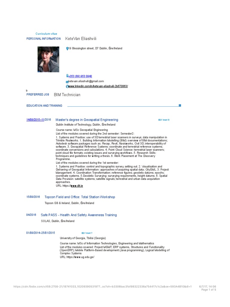 BIM Technician's Career Path | PDF | Autodesk Revit | Microsoft Access