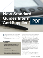 New Standard Guides Internal and Supplier Audits